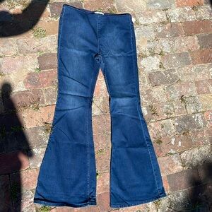 We The Free by Free People Gummy Flare Leg Pull On Jeans